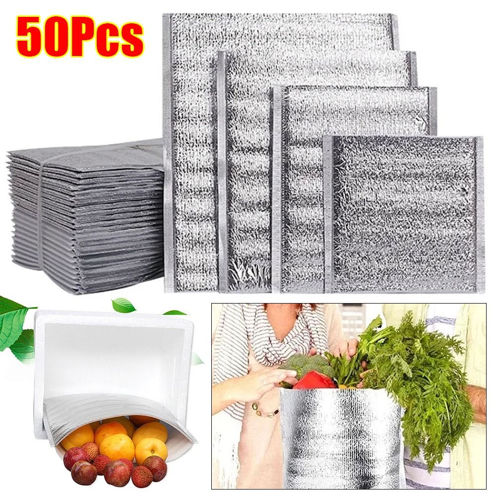 Aluminum Foil Cooler Bag Insul - đánh giá và giá Food Snacks Delivery