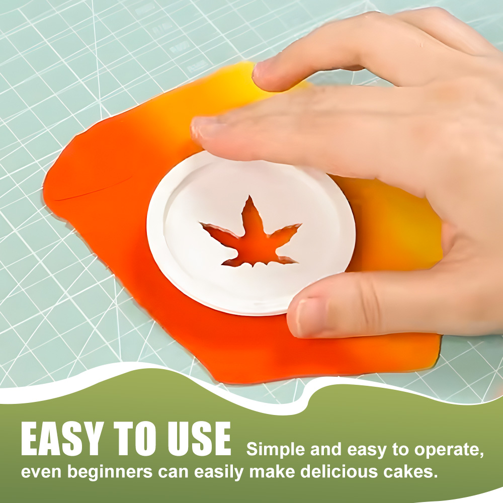 Fall Maple Leaf Plastic Cutter - đánh giá và giá Cookies Pack
