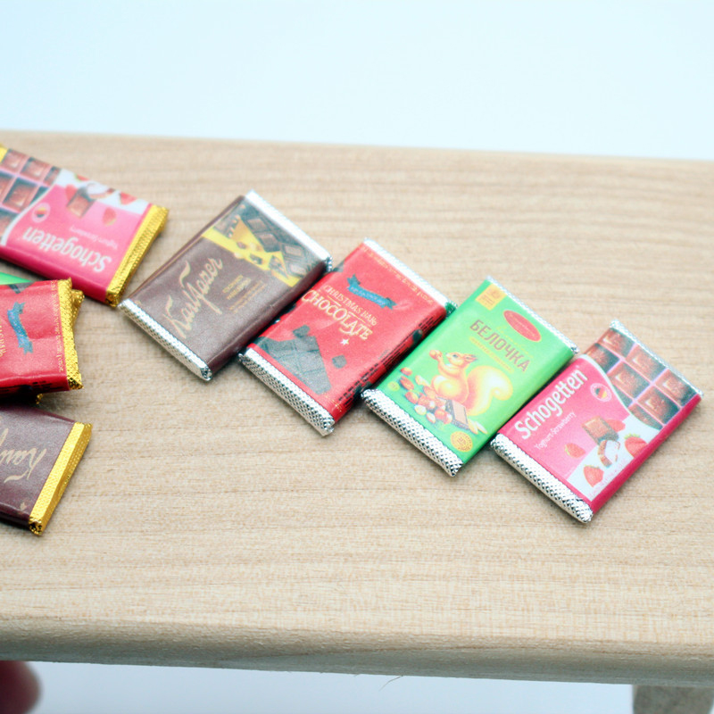 1/12 Miniature Dollhouse Mini  - đánh giá và giá Chocolate Snack
