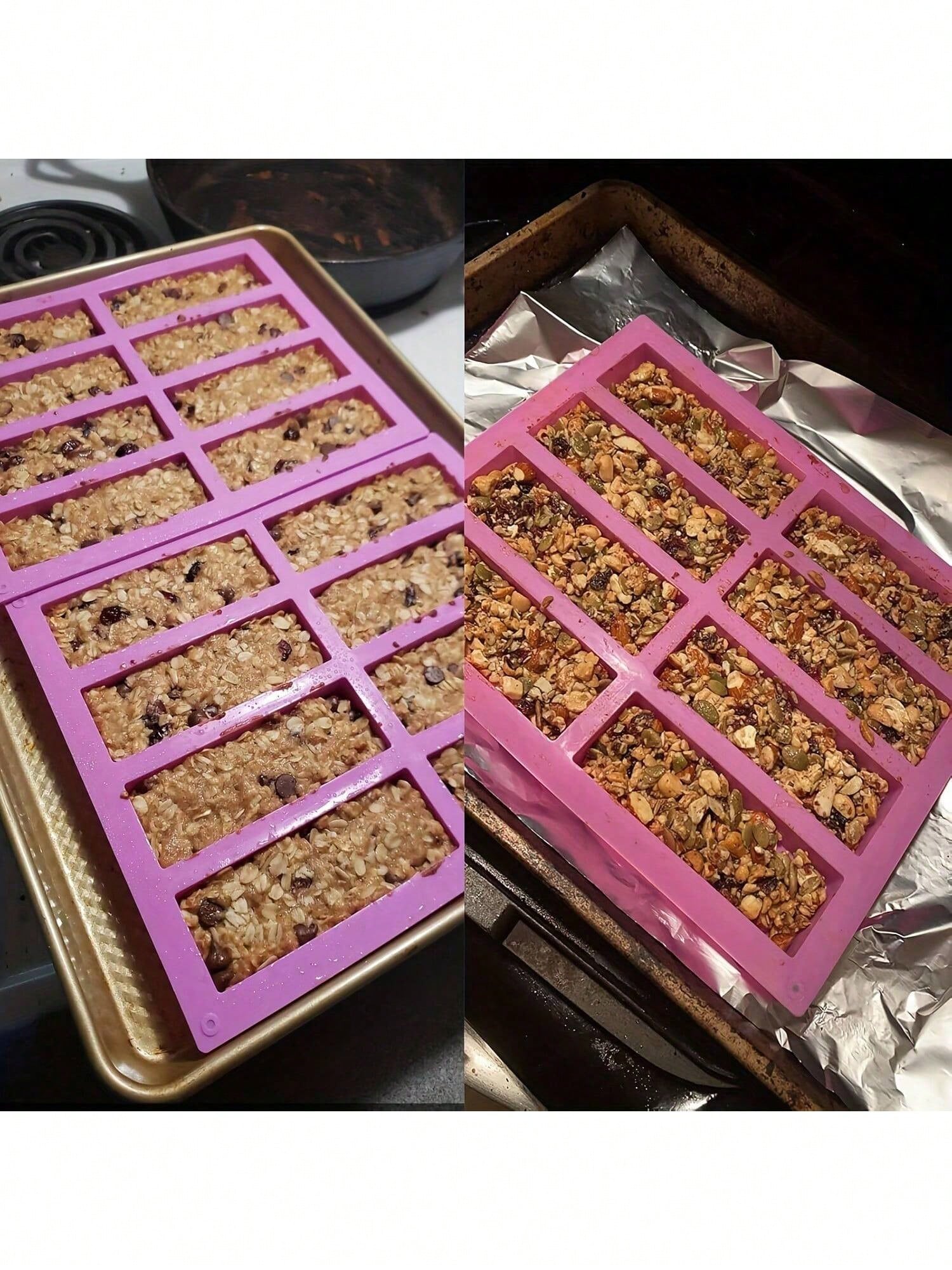 1pc Silicone Granola Bar Mold, - đánh giá và giá Protein Bar