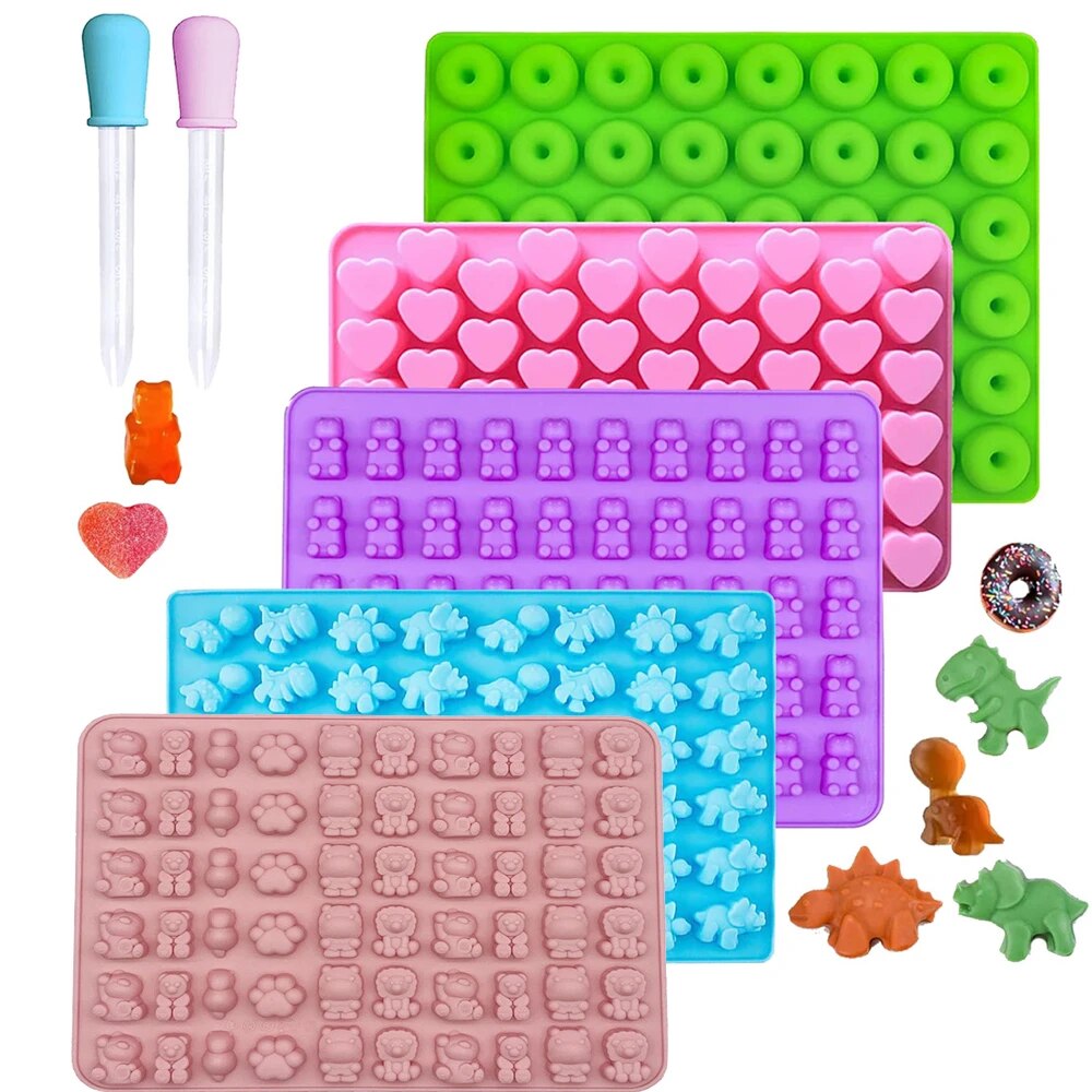 Gummy Bear Molds Silicone Mini - đánh giá và giá Gummy Candy