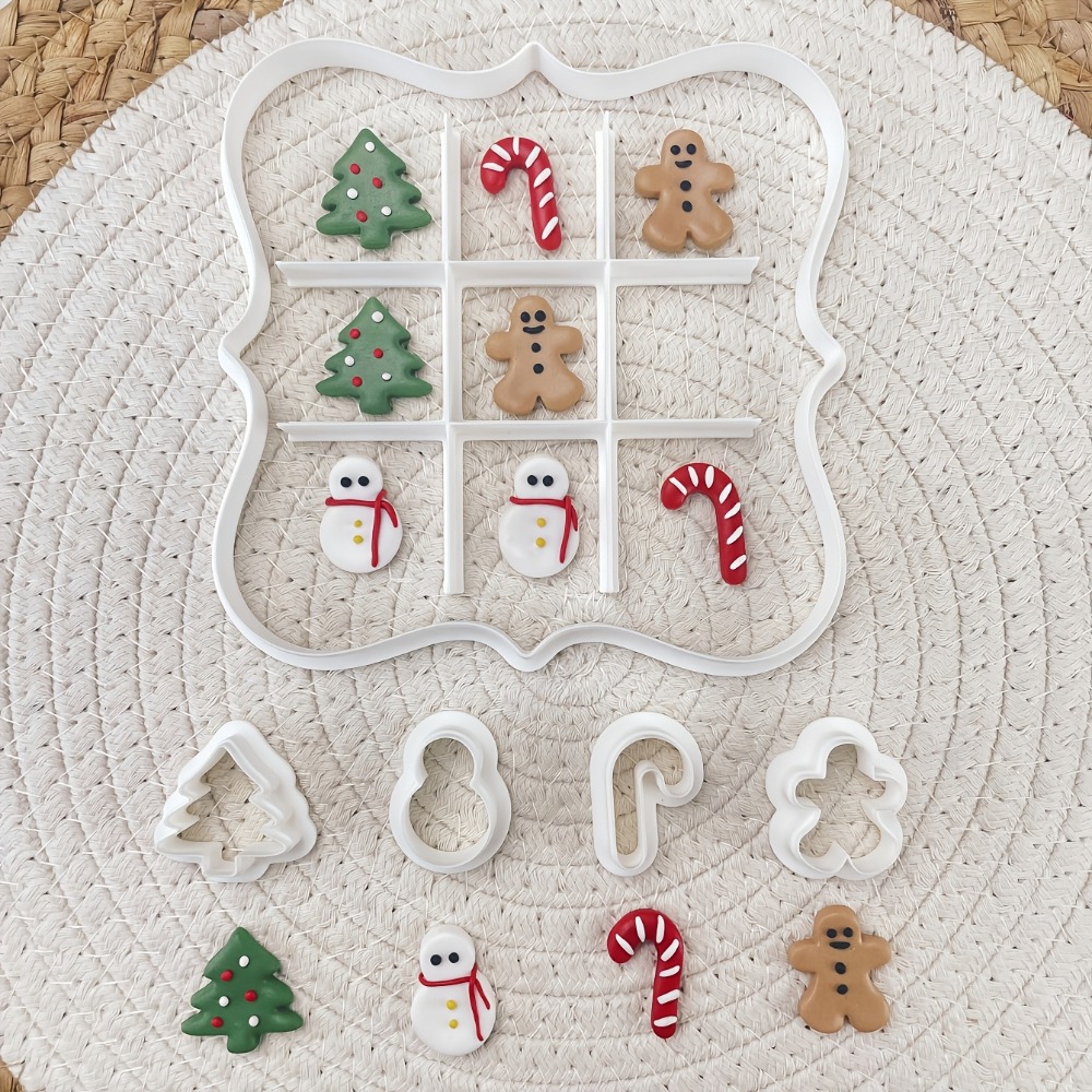 6Pcs Christmas Tic Tac Toe Coo - đánh giá và giá Cookies Pack