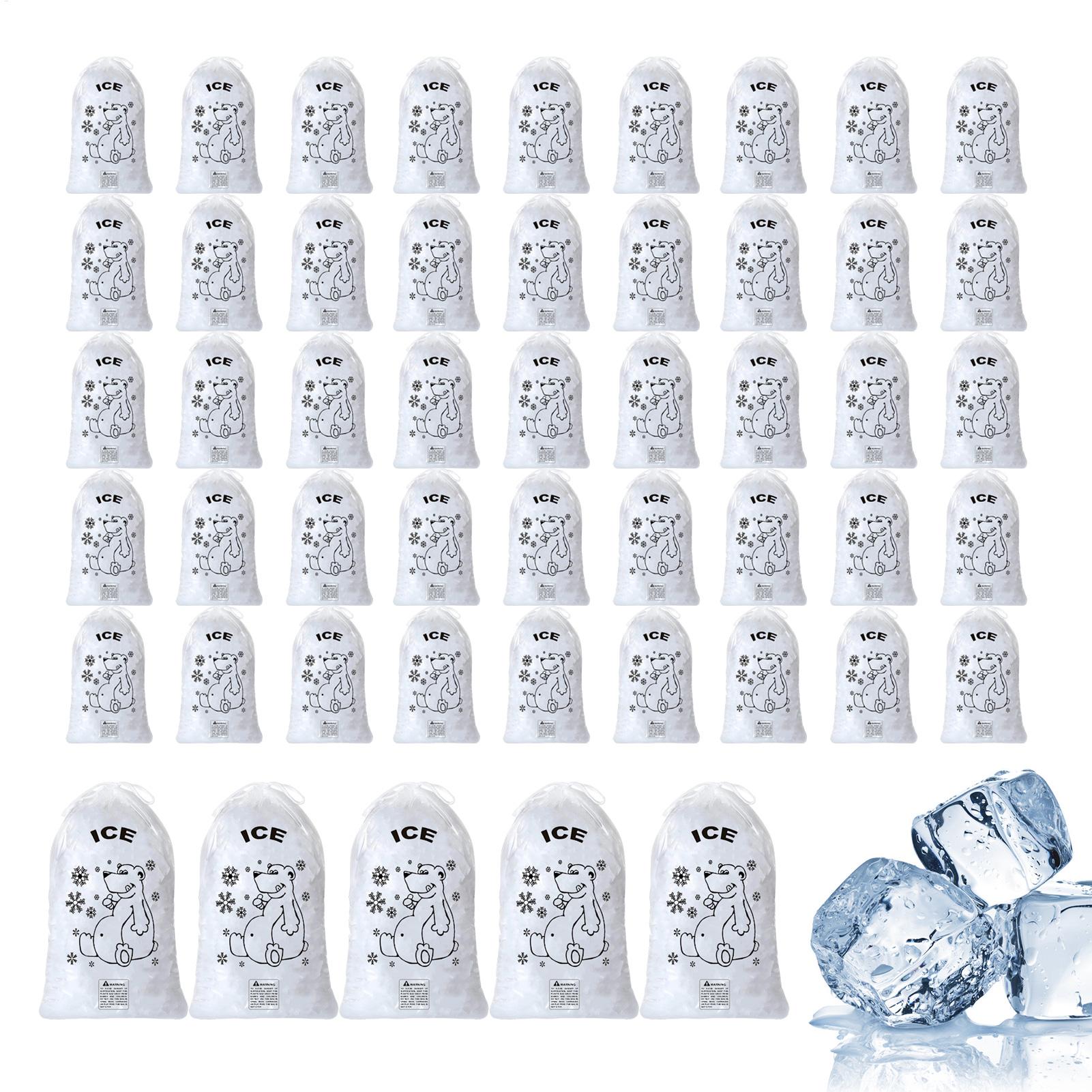 Ice Bags 50 Pcs Heavy Duty Dra - đánh giá và giá Food Snacks Delivery