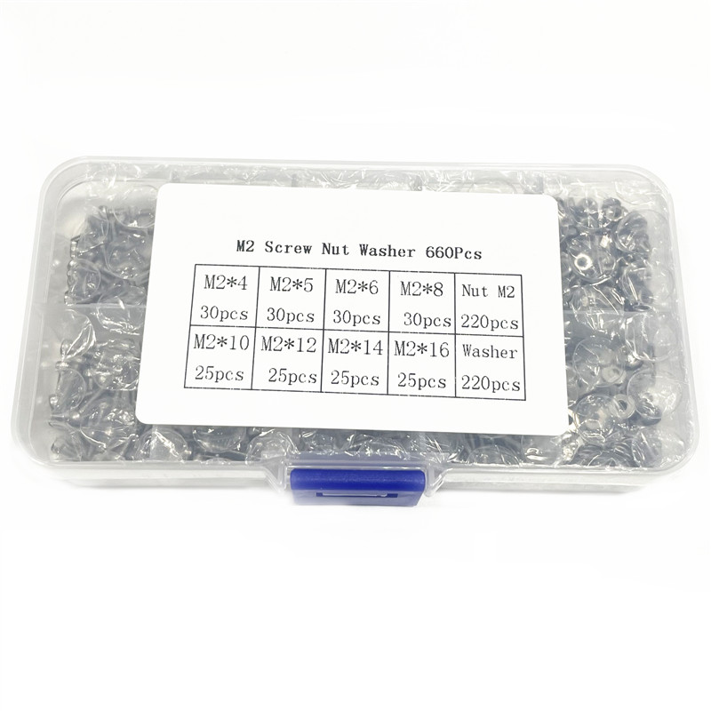 1 Box/660PCS M2*4 5 6 8 14 16M - đánh giá và giá Nuts Mix