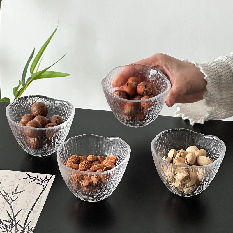 Clear Glass Cups Divided Nut T - đánh giá và giá Dried Fruit