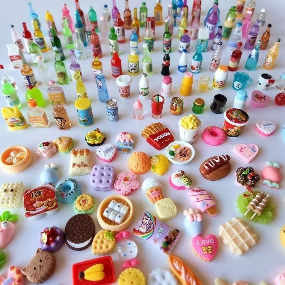 Miniature Food Play Toys Resin - đánh giá và giá Food Snacks Drinks