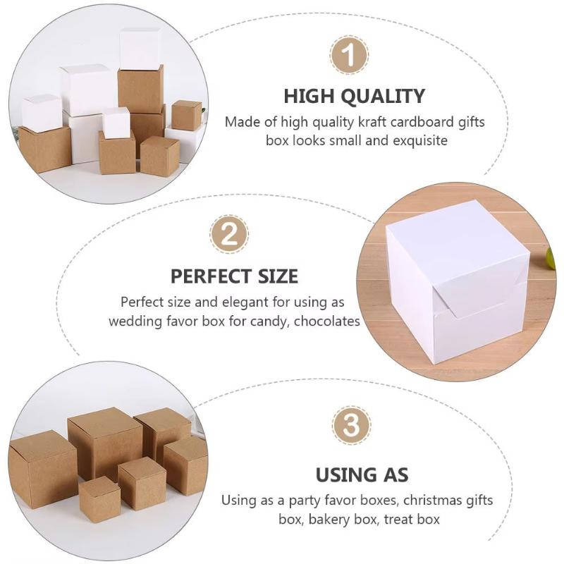 10Pcs Packaging Box Kraft Pack - đánh giá và giá Cookies Pack