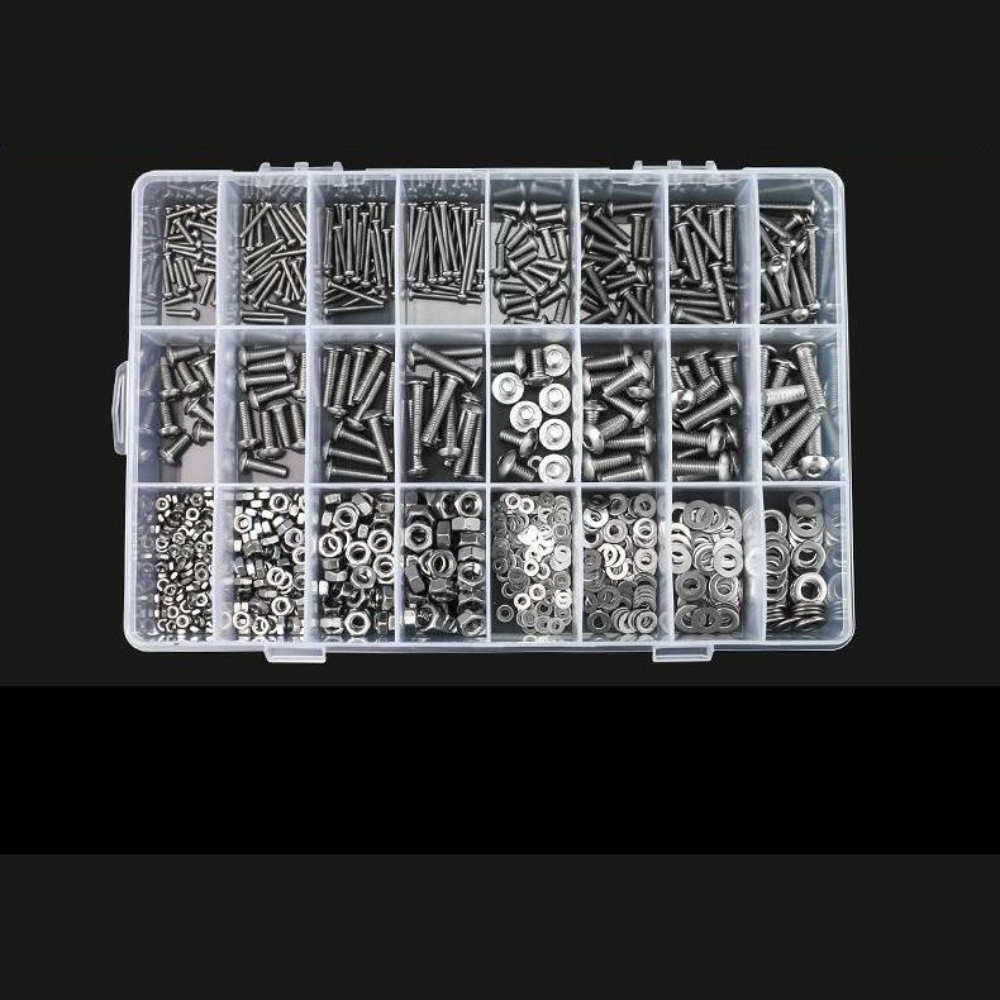 880Pcs Stainless Steel Round H - đánh giá và giá Nuts Mix