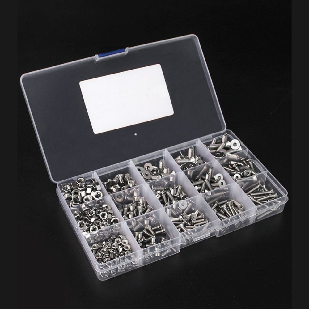 880Pcs Stainless Steel Round H - đánh giá và giá Nuts Mix