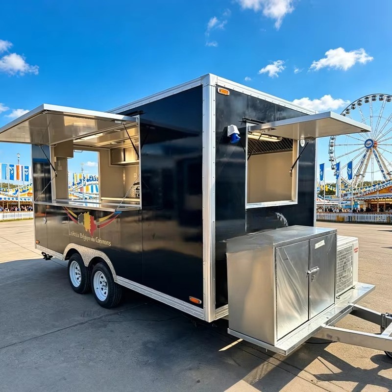Commercial Food Trailer Fully  - đánh giá và giá Food Snacks Catering