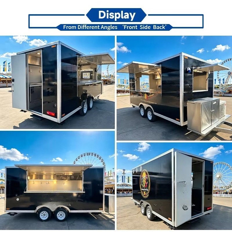 Commercial Food Trailer Fully  - đánh giá và giá Food Snacks Catering